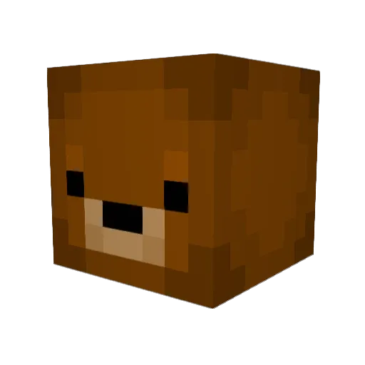 DanielHM Minecraft avatar head, 3D render