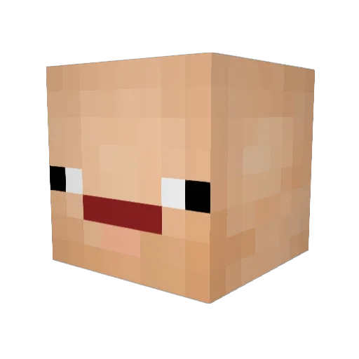 DanielMagen Minecraft avatar head, 3D render