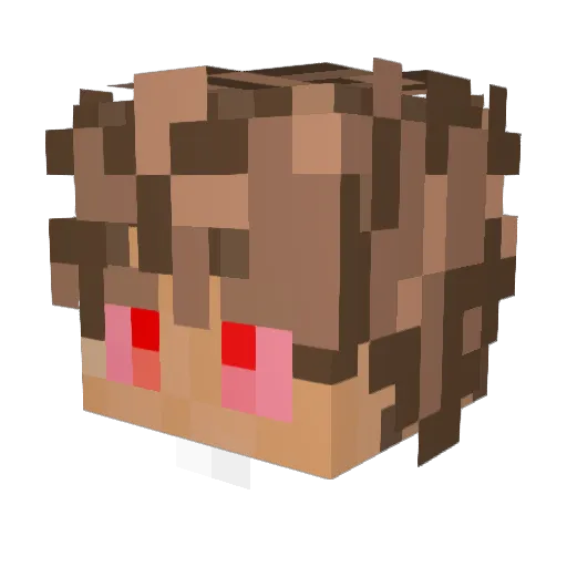 DanielMiner88 Minecraft avatar head, 3D render