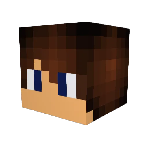 DanielNL Minecraft avatar head, 3D render