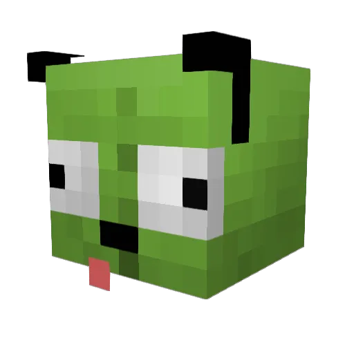 DanielOrozco Minecraft avatar head, 3D render