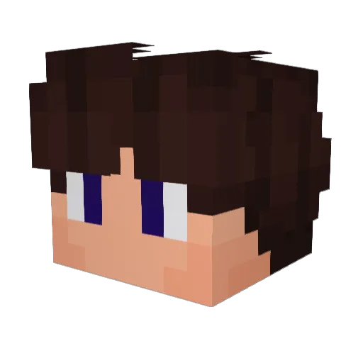 DanielR17 Minecraft avatar head, 3D render