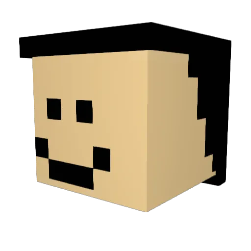 DanielR53 Minecraft avatar head, 3D render