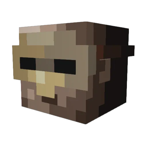 DanielStairman Minecraft avatar head, 3D render