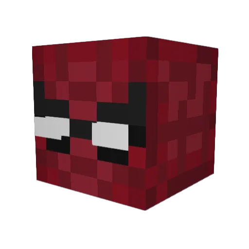 DanielTheFrog2 Minecraft avatar head, 3D render