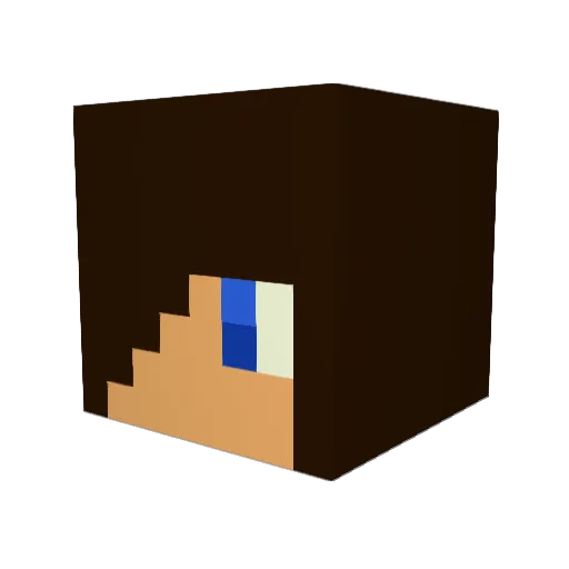 DanielTheMighty Minecraft avatar head, 3D render