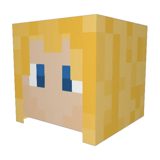 DanielVandom Minecraft avatar head, 3D render