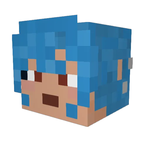 Daniel_2134 Minecraft avatar head, 3D render