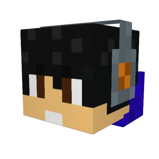 Daniel_29 Minecraft avatar head, 3D render
