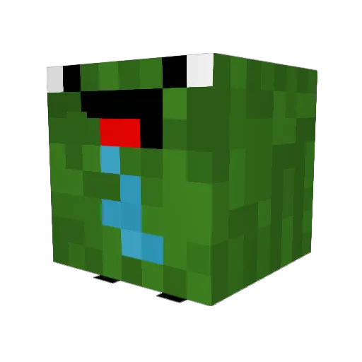 Daniel_54 Minecraft avatar head, 3D render