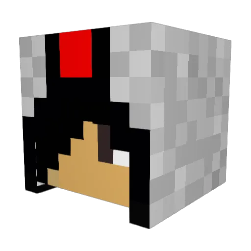 Daniel_Blazer Minecraft avatar head, 3D render