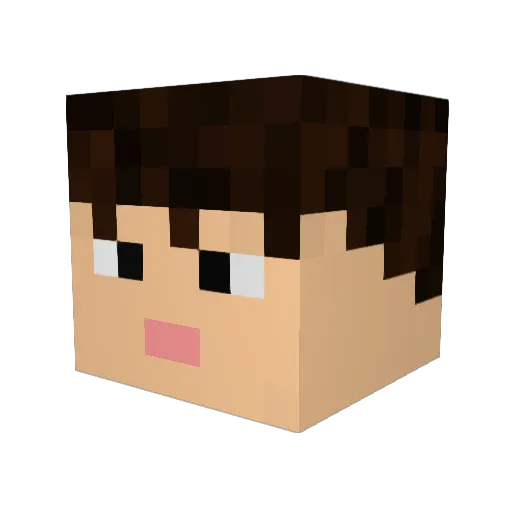 Daniel_Darko Minecraft avatar head, 3D render
