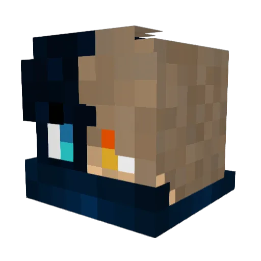 Daniel_Game09 Minecraft avatar head, 3D render