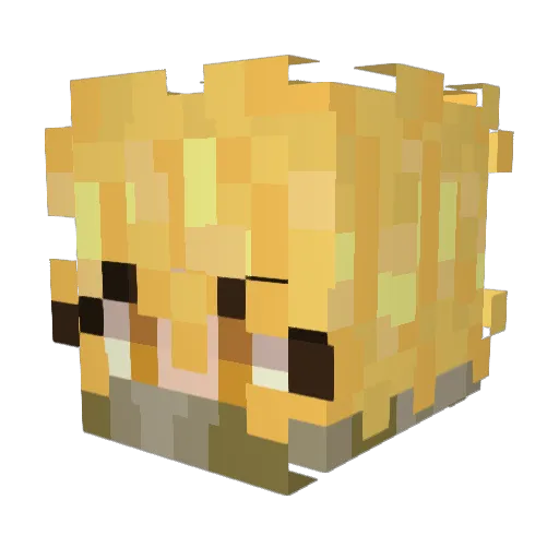 Daniel_Gracia Minecraft avatar head, 3D render