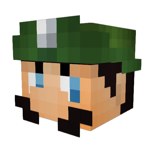 Daniel_P_H Minecraft avatar head, 3D render
