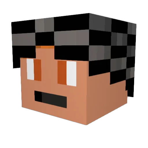 Daniel_Rossen Minecraft avatar head, 3D render