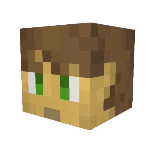 Daniel_Shaffer Minecraft avatar head, 3D render