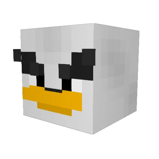 Daniel_TD4 Minecraft avatar head, 3D render