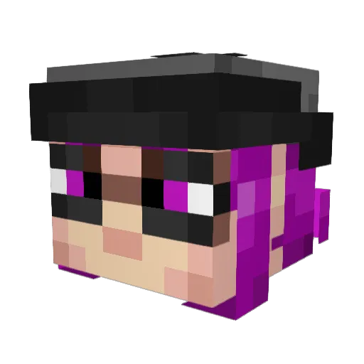 Daniel_TNT Minecraft avatar head, 3D render