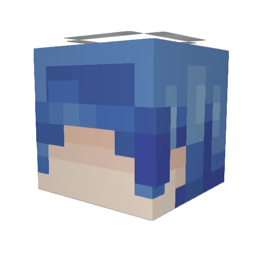 Daniel__Huang Minecraft avatar head, 3D render