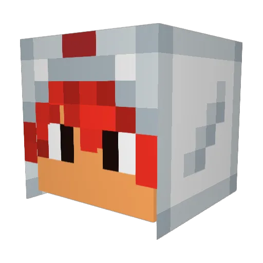 Daniel_land32 Minecraft avatar head, 3D render