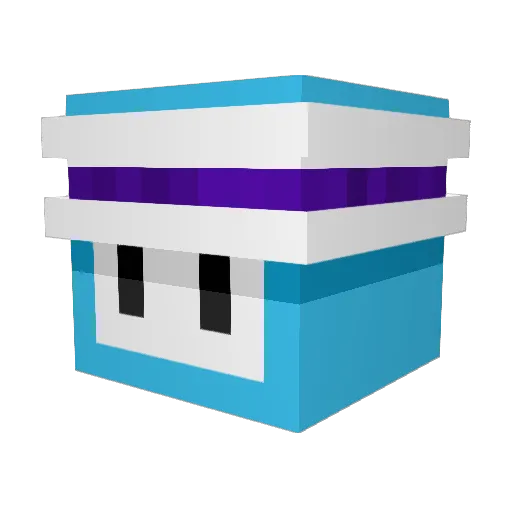 Danielbaskey Minecraft avatar head, 3D render