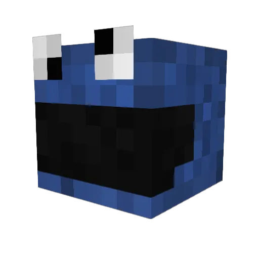 Danielcassel Minecraft avatar head, 3D render