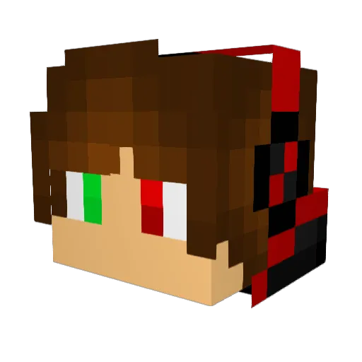 Danieldoc06 Minecraft avatar head, 3D render