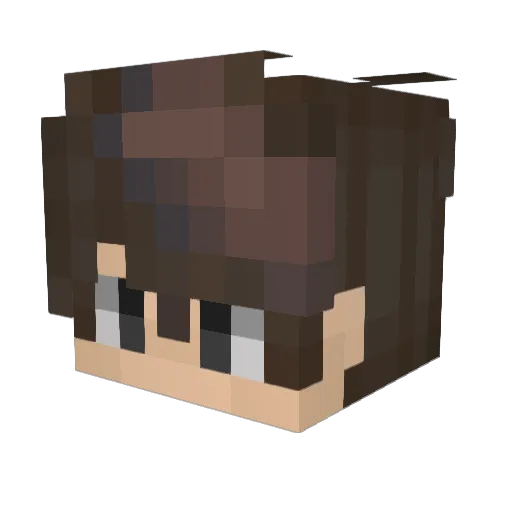 Daniele192 Minecraft avatar head, 3D render