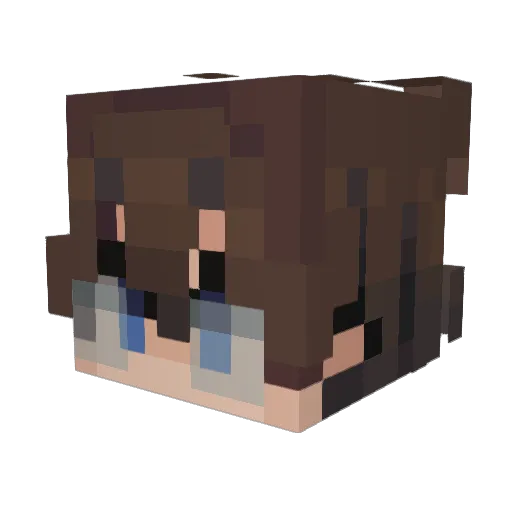 Daniele_110 Minecraft avatar head, 3D render