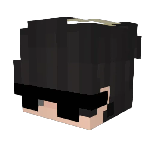 Danielhalcon Minecraft avatar head, 3D render
