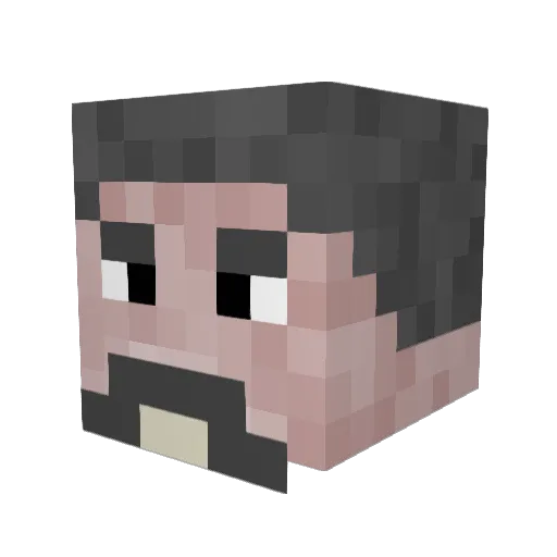 Danieljm13 Minecraft avatar head, 3D render