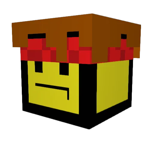 Danielk90453 Minecraft avatar head, 3D render