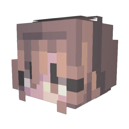 Danielle2406 Minecraft avatar head, 3D render