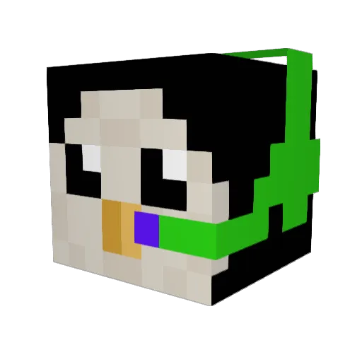 Danielmcbreen2 Minecraft avatar head, 3D render