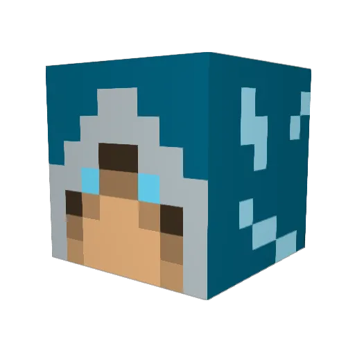 Danielpick05 Minecraft avatar head, 3D render