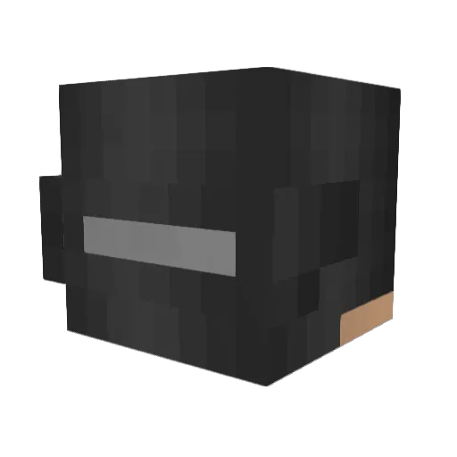 Danielqv Minecraft avatar head, 3D render