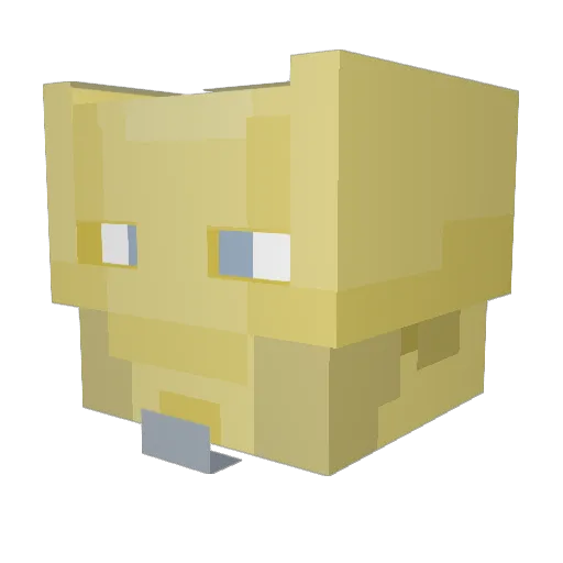 Danierosan Minecraft avatar head, 3D render