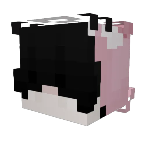 Danieu Minecraft avatar head, 3D render