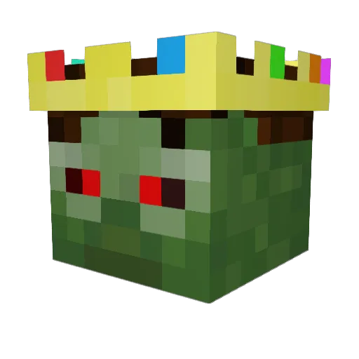 DaniheadXD Minecraft avatar head, 3D render