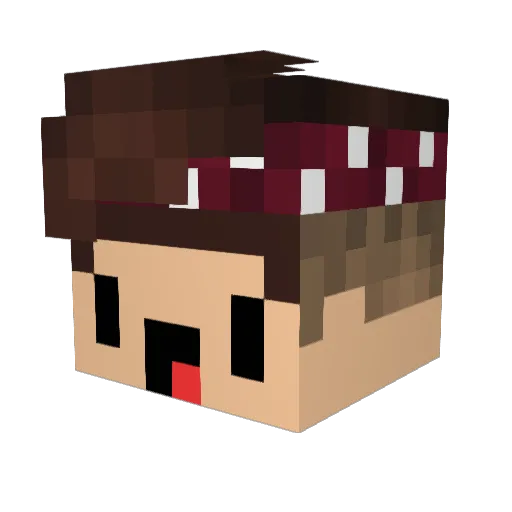 Danii1109 Minecraft avatar head, 3D render