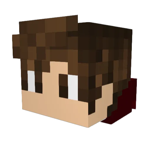 DanikCze_ Minecraft avatar head, 3D render
