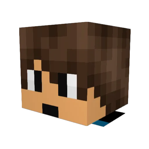 DanilKa06 Minecraft avatar head, 3D render