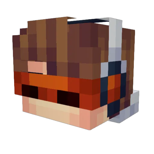 Danil_Shipa Minecraft avatar head, 3D render