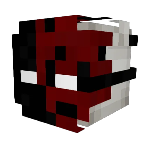 Danilexander13YT Minecraft avatar head, 3D render