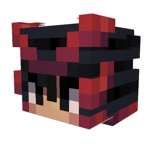 Danilio Minecraft avatar head, 3D render