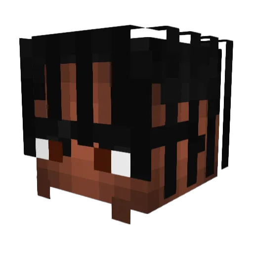 Danilka778 Minecraft avatar head, 3D render