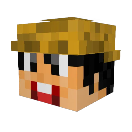 Danillachi Minecraft avatar head, 3D render