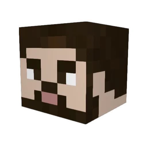 DaniloACIV Minecraft avatar head, 3D render