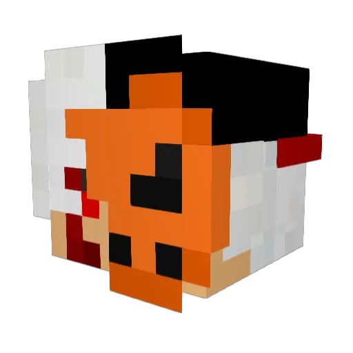 DaniloAvoonts_TG Minecraft avatar head, 3D render